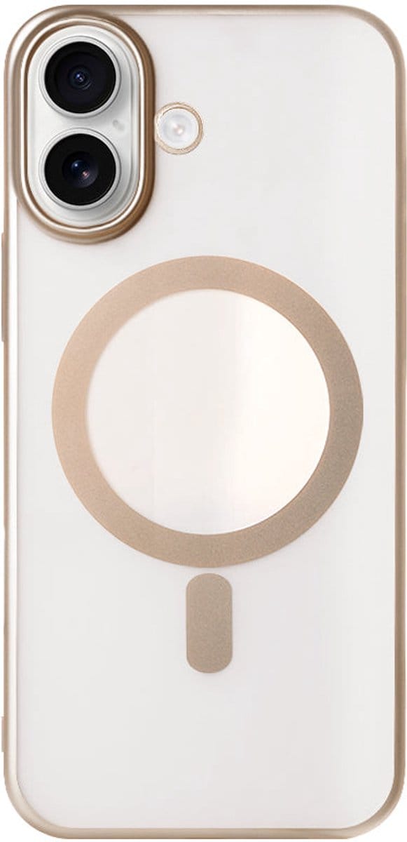 Rixus Instinct Mag Case For iPhone 16 Plus Desert Titanium
