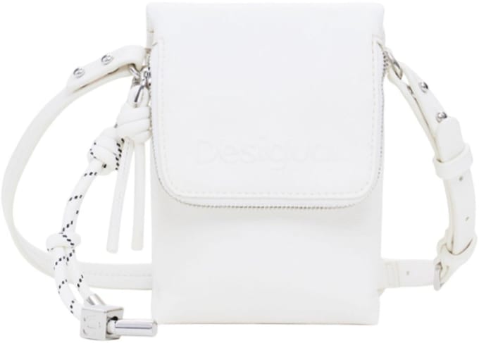 Desigual Telefoontasje Mone Phone Bag White Wit