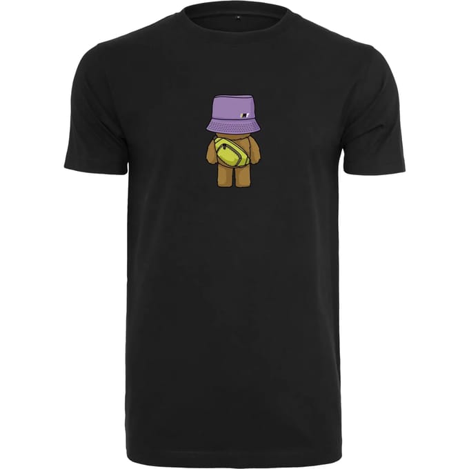 Mister Tee - Mister Tee Bear Heren Tshirt - 4XL - Zwart
