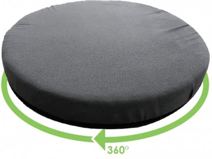 Medlogics draaikussen diameter 39 cm - werkt alleen met vlakke stoelen