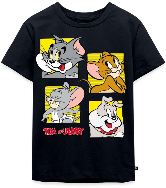 Tom En Jerry Vier Vrienden Premium T Shirt Kinderen