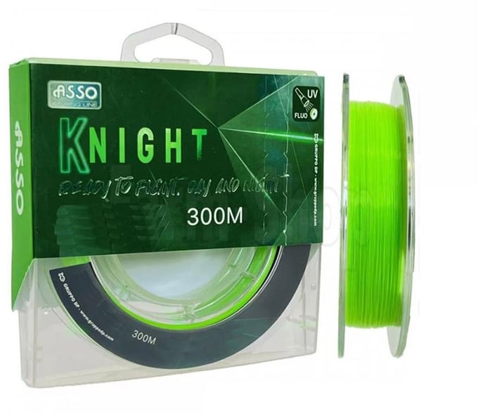 Asso Knight 300 M Monofilament Transparant 0.218 mm