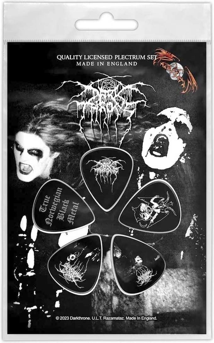 Darkthrone - True Norwegian Black Metal Plectrum - Set van 5 - Zwart