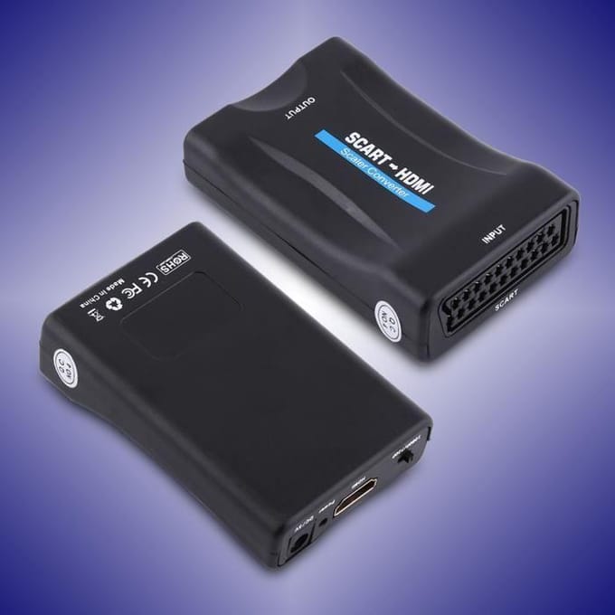 Scart naar HDMI Converter Adapter Scart naar HDMI HD Ondersteuning DVD, Sky Box, STB HB030