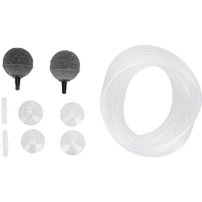 Aquarium Zuurstofpomp Accessoires Kit Belsteen Slang Zuignaphouder Ventiel Beluchtingstoestel voor white