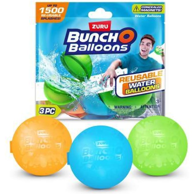 Bunch-O-Balloons 3 herbruikbare magnetische waterb Waterballonnen
