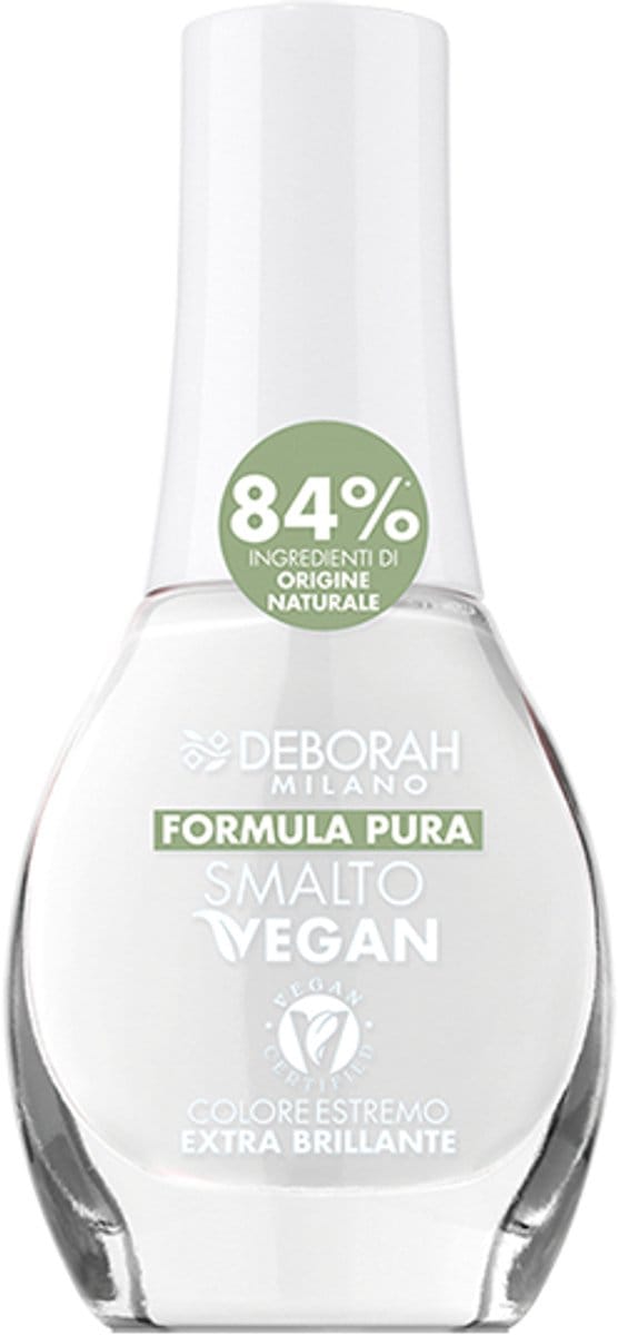 Deborah Milano Formula Pura, 8,5 ml, Wit, Bianco, Kleurend, Fles, Borstel