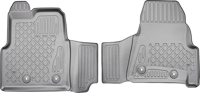 3D Automatten voor Ford Transit Custom (2013-2023), Handschakel - 2-delig - TPE-Rubber