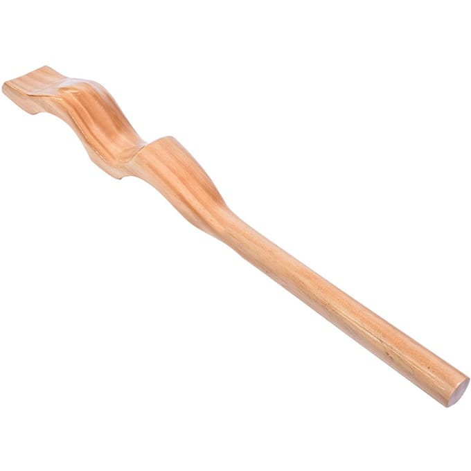 Houten Ballet Dans Voet Stretch Rekker Boog Verbeteraar met Elastische Band zwart