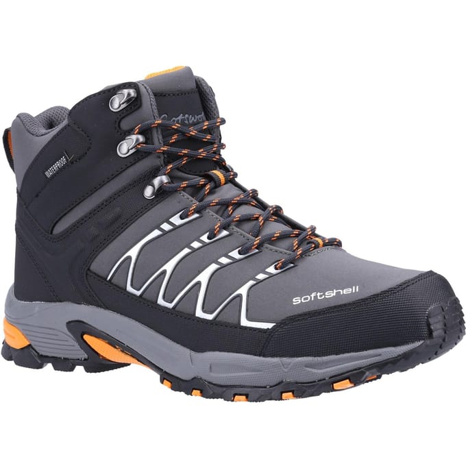 Cotswold Heren Abbeydale Wandelschoenen (Grijs/Oranje)