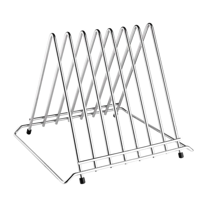 Hygiplas Heavy-Duty RVS Snijplankrek 7 Sleuven - Hygiplas CH052