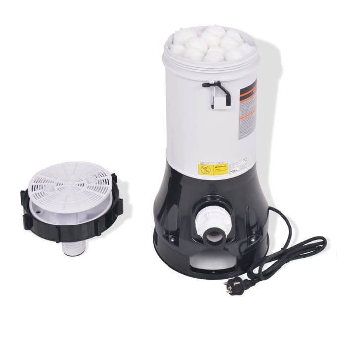 vidaXL - Zwembadfilterpomp - voor - zwembaden - 185 - W - 4,4 - m³/u