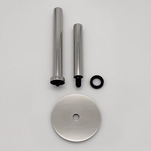 ZACK Tubo replacement toilet handle top and bottom with lid 940068G