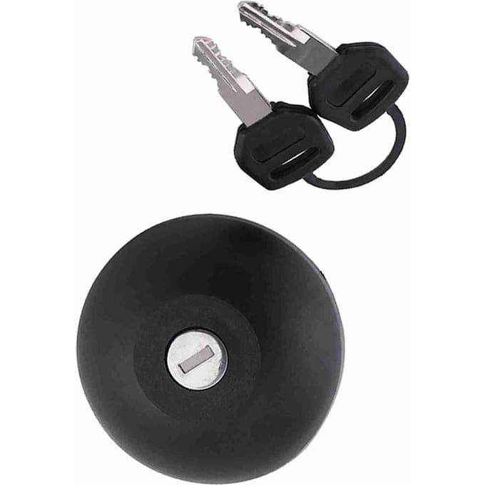 Brandstof Benzine Diesel Afsluitdop Cover met 2 Sleutels voor Renault Master II 19982010 zwart