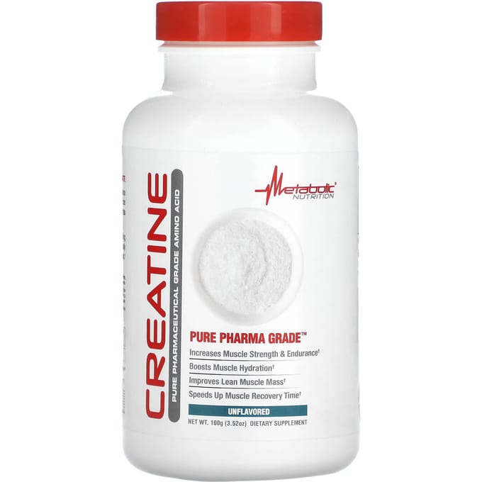 Metabolic Nutrition, Créatine, Non aromatisée, 3,52 oz (100g)