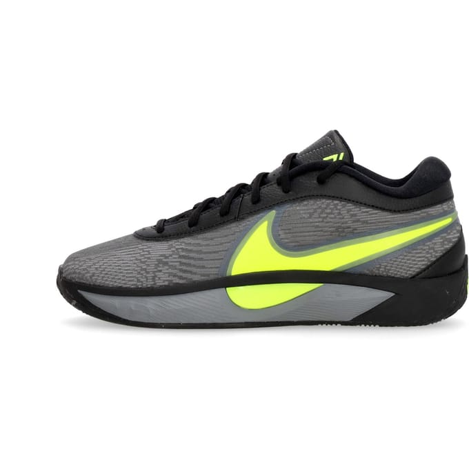 Basketbal Mannen Giannis Freak 6 Zwart/volt/cool Grijs/stadion Groen