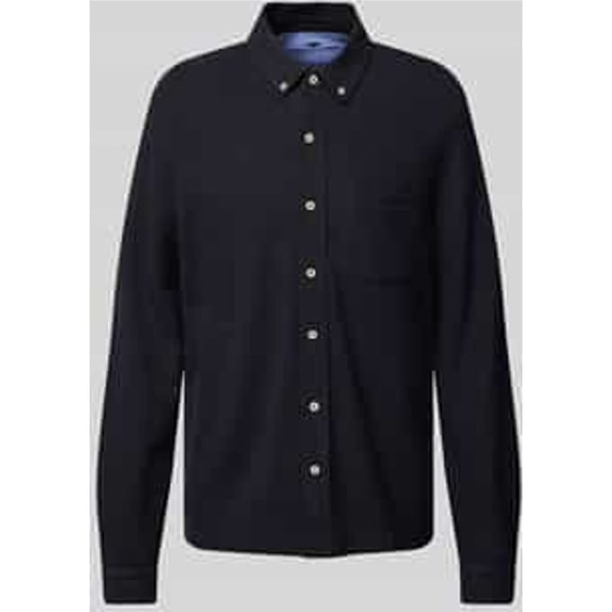 Fynch-Hatton Overhemd Polo Shirt Premium Cotton Navy / male