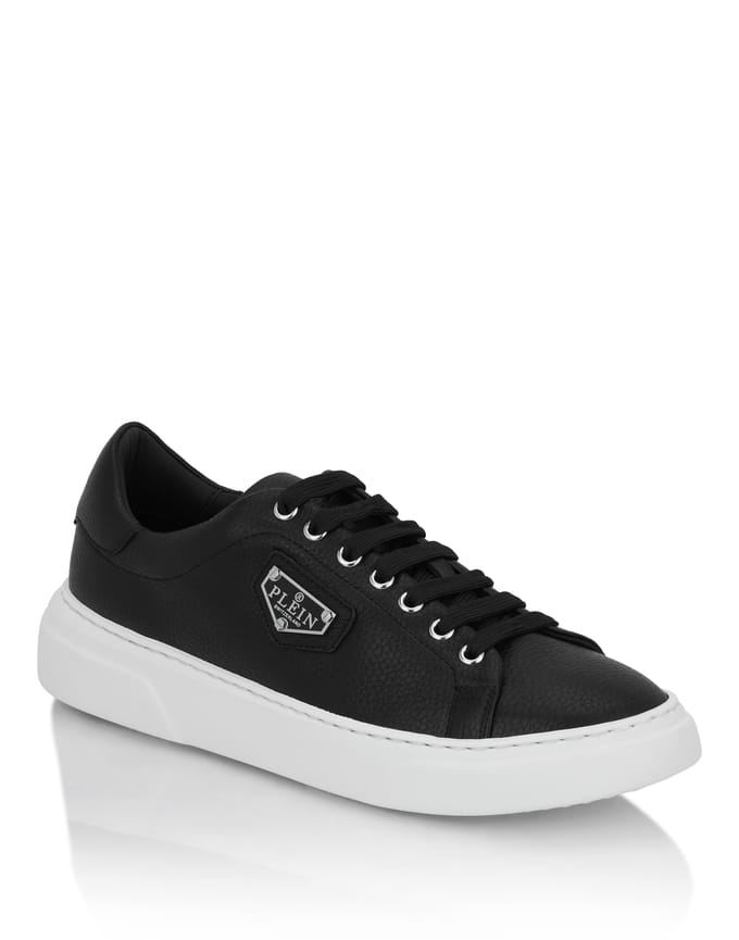 Leather Lo-Top Sneakers Iconic Plein