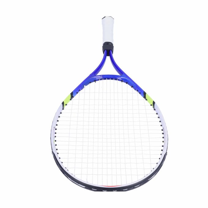 Regail Tiener Tennisracket Aluminiumlegering Frame Kinderen Tennisracket Set voor TrainingBlauw white