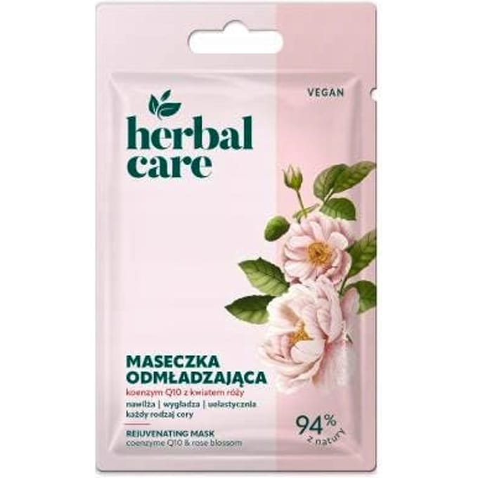 Herbal Care Rejuvenating Mask Coenzyme Q10 With Rose Blossom 7 g