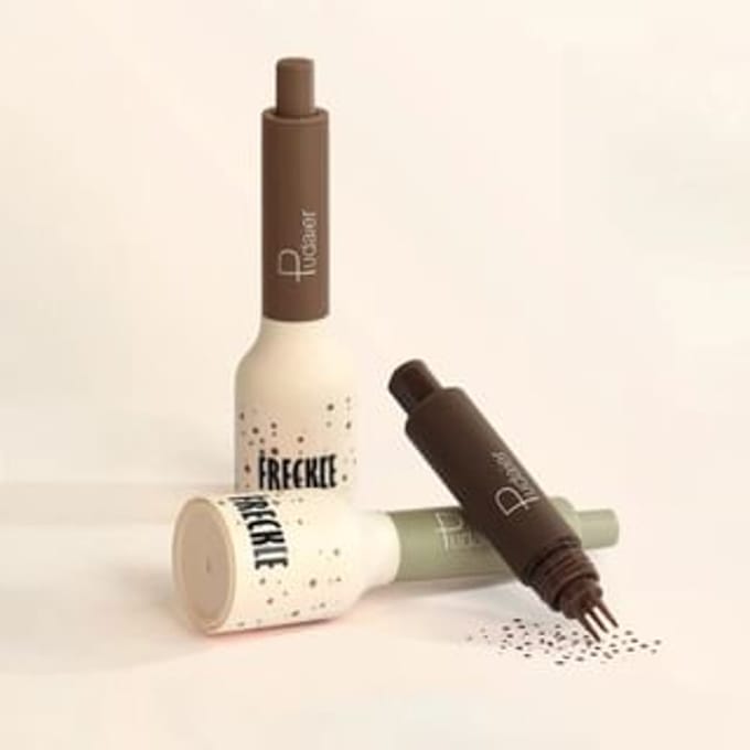 Pudaier - Natural 5-Dot Freckle Stamp - 4 Colors 04# Caramel - 1.2ml