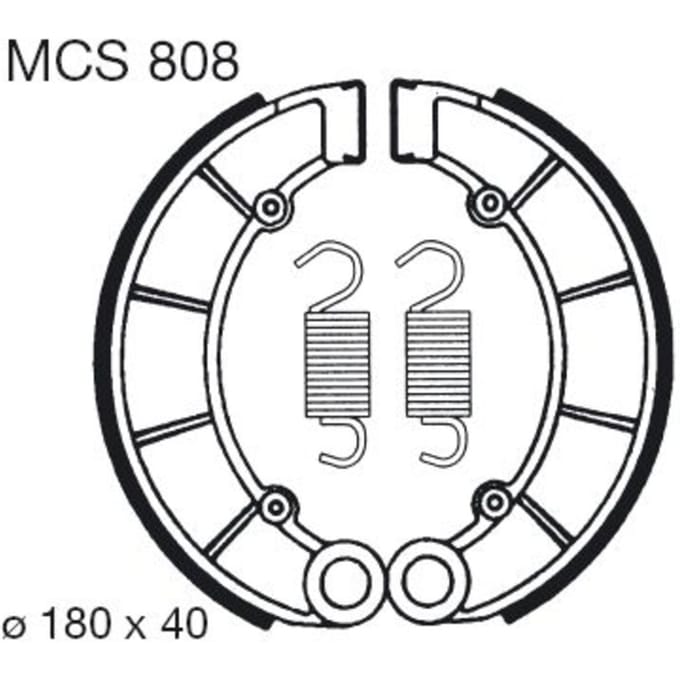Remschoenset TRW MCS808