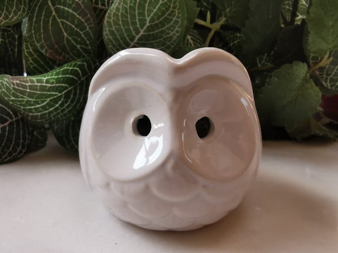 Geurbrander Oliebrander Uil wit