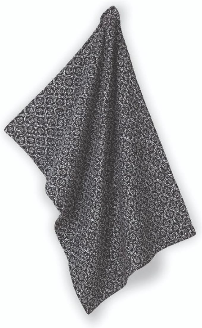 Theedoek, Zwart/Wit Patroon - Kela | Gianna