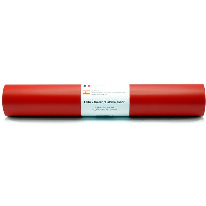 Zelfklevende vinyl folie - Donkerrood mat