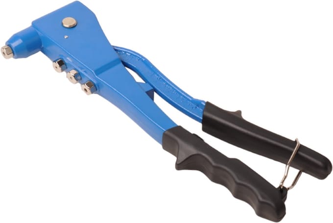 Popnageltang 2,4 – 4,8 mm – met verwisselbare neusstukken en softgrip handgrepen