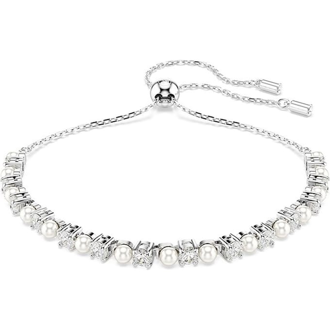 Swarovski 'Matrix' Vrouwen Basis Metaal Armband - Zilver 5689633