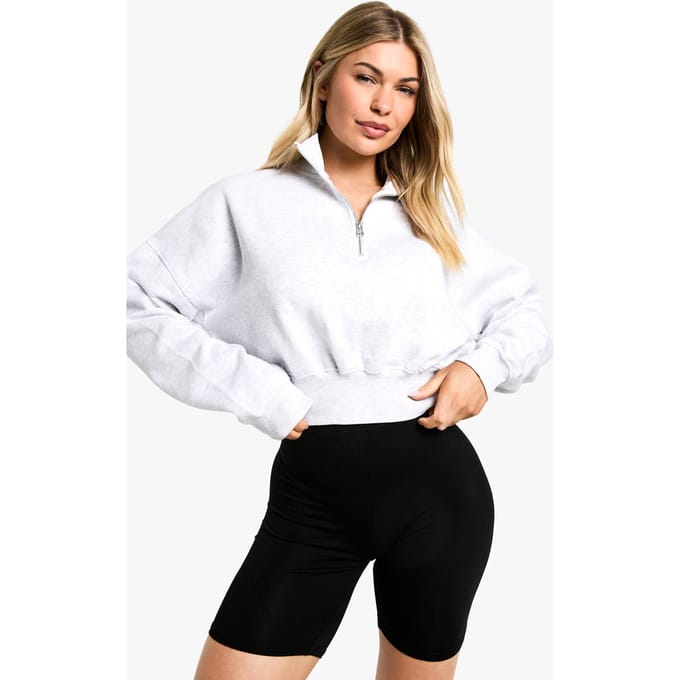 boohoo Dames Basis Effen Fietsshorts | Zwart | Maat: 34
