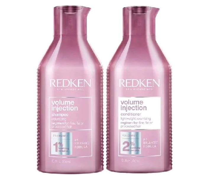 Redken Volume Injection Shampoo 300ml + Conditioner 300ml - Voordeelverpakking
