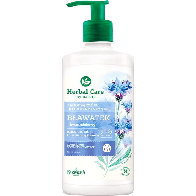 Herbal Care Cornflower Kalmerende Intieme Gel 330 ml