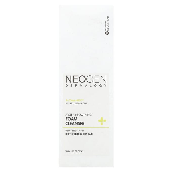 Neogen Dermalogy A-Clear verzachtende schuimreiniger 100 ml white