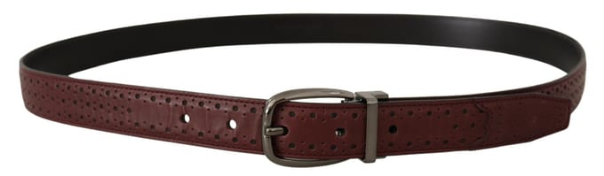 Geperforeerde Leren Riem