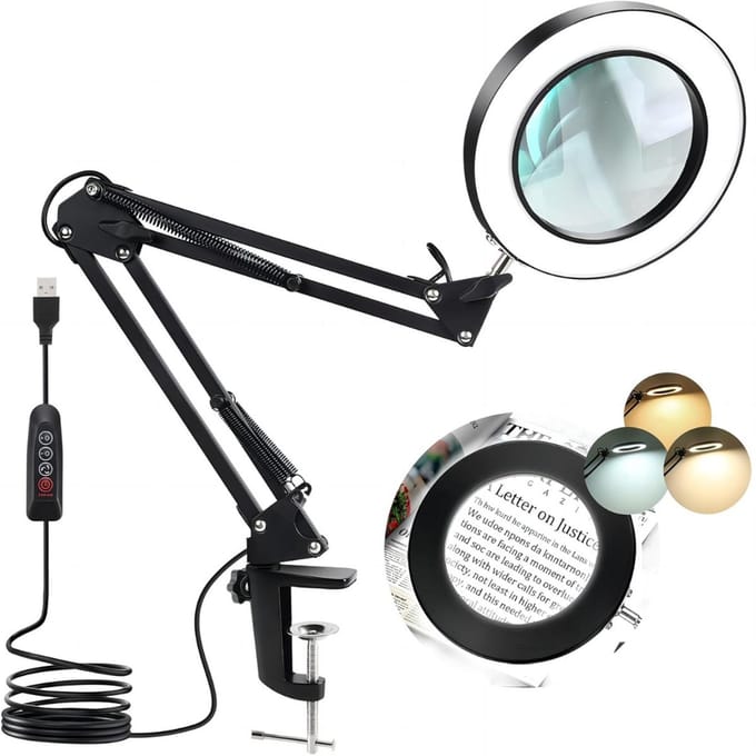 Loeplamp Met Standaard - Lamp Met Led Verlichting
