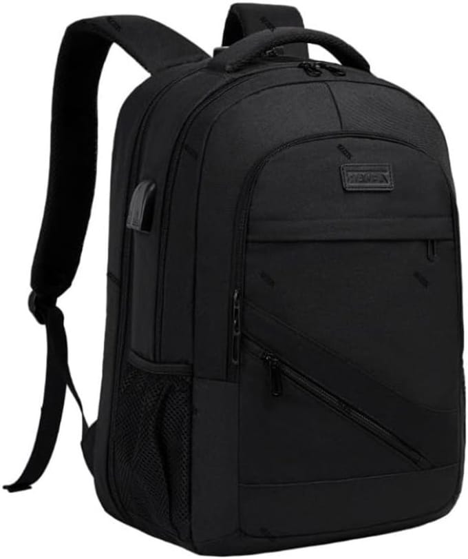 Veilige rugtas met USB-aansluiting voor laptops tot 17 inch