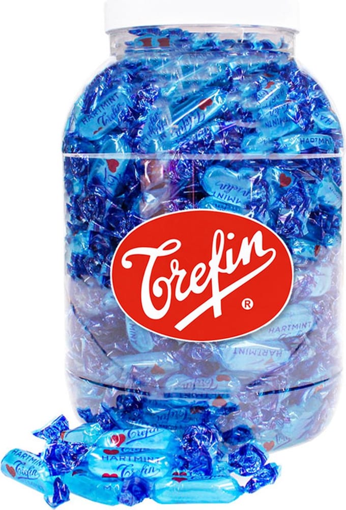 Hartmint - hard snoep met mintsmaak in herbruikbare bokaal - 1850g