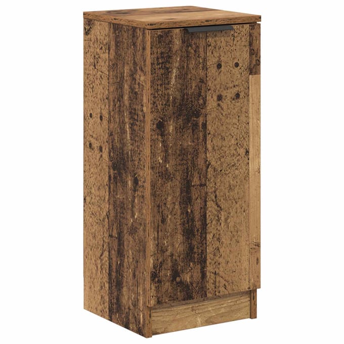 vidaXL - Dressoir - Oudhout - 30 - x - 30 - x - 70 - cm - Bewerkt - hout