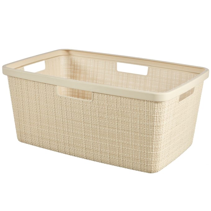 Curver Jute Wasmand - 46 liter - Gebroken wit