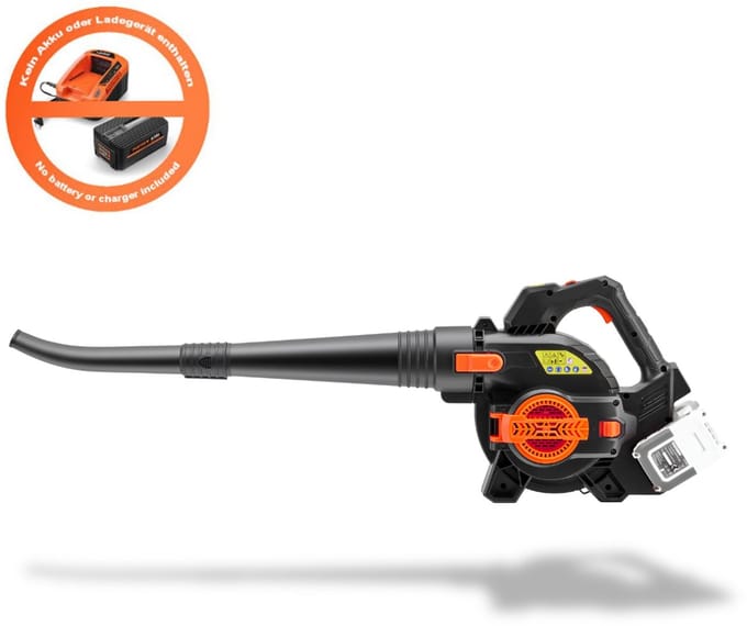 FUXTEC 2in1 40 Volt bladblazer/stofzuiger FX-E2LBS - 244km/h Blaascapaciteit