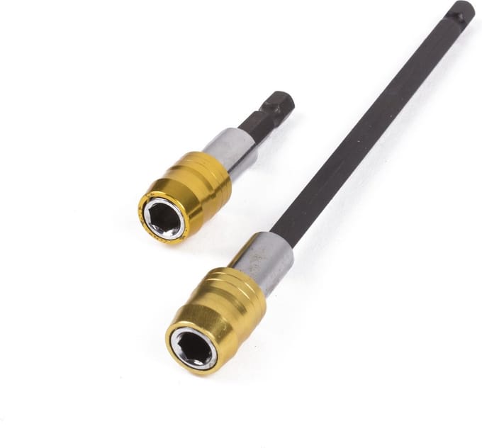 Benson Bit verlenger set - magnetisch - snelwisselsysteem - 60 mm & 150 mm - chroom vanadiumstaal