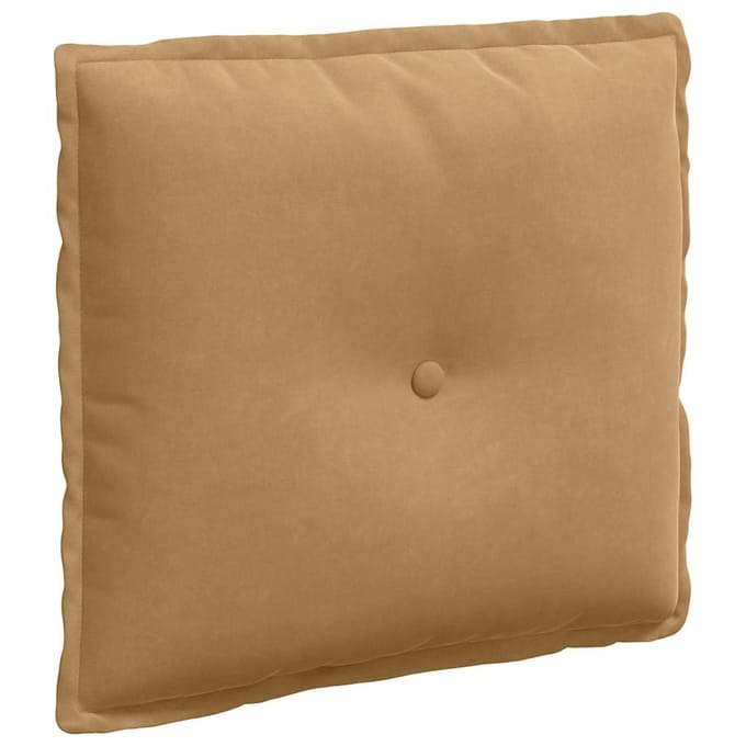 vidaXL - Rugkussen - Bruin - 50 - x - 45 - x - 19 - cm - Corduroy - stof