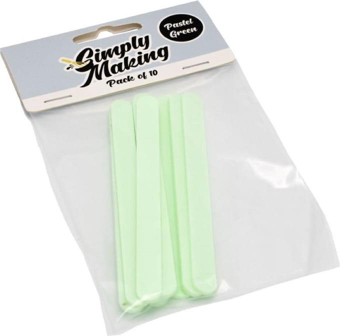 Simply Making Cakesicle Sticks Standard Pastelgroen pk/10