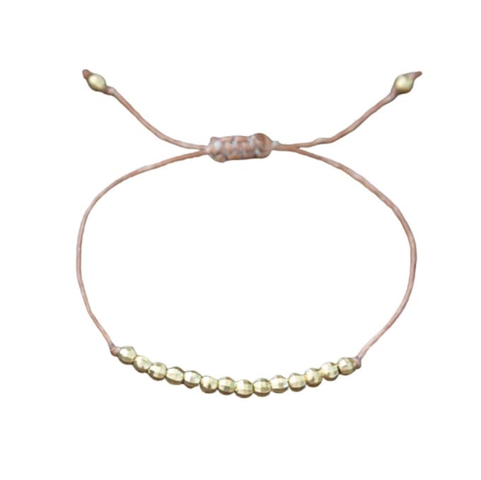 Marama - armband Golden Dreams - vegan - unisex - verstelbaar