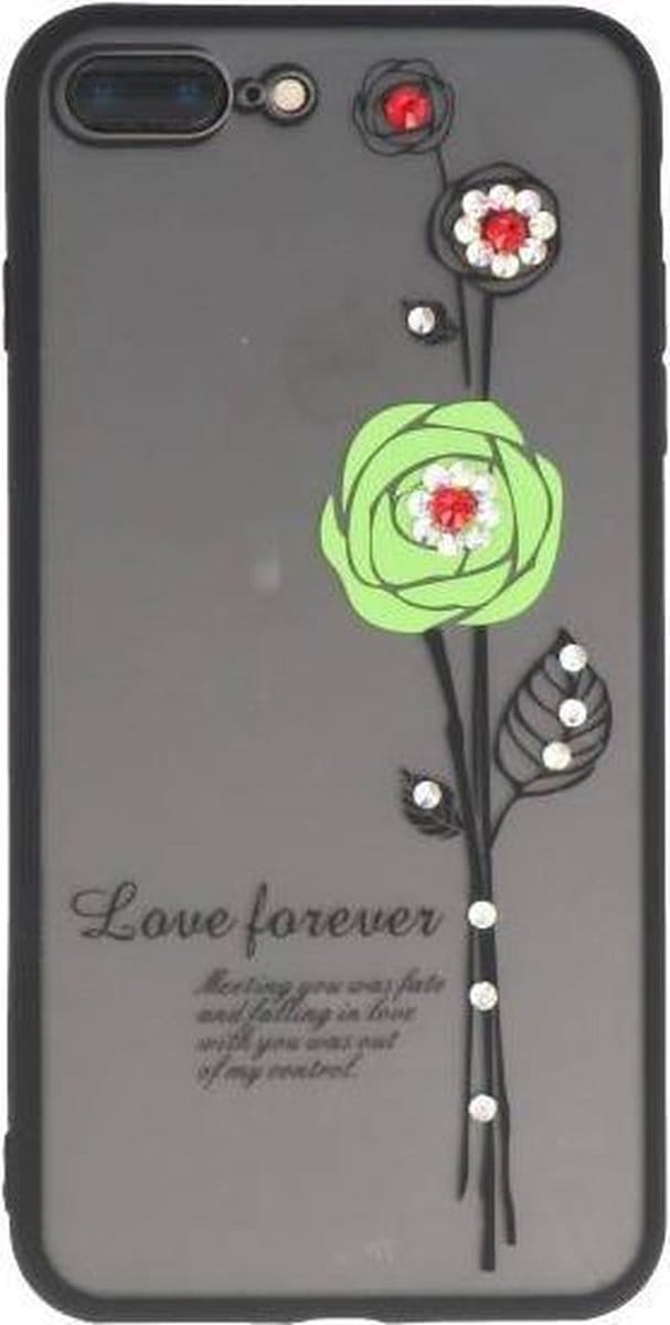 Love Forever Hoesjes Geschikt voor iPhone 7 / 8 Plus Groen