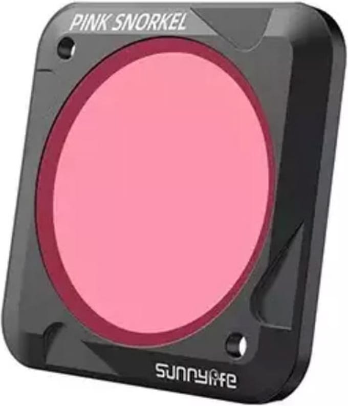50CAL Diving lens Filters for ACTION 2 (pink)