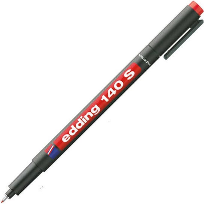 Permanent OHP Marker Edding 140S Rood - 10 stuks