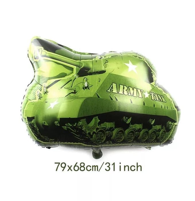 Ballon Tank leger, 79x68cm kindercrea